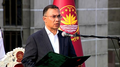 tarique rahman sworn in as bangladesh