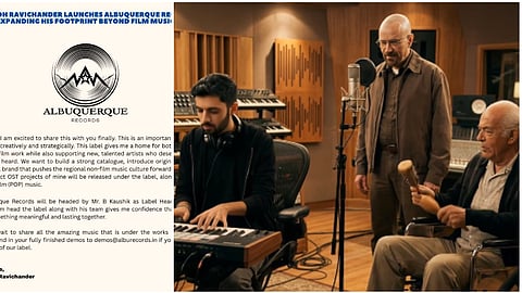 Anirudh started his music label