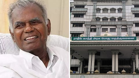 நல்லக்கண்ணு உடல்நிலை குறித்து ராஜீவ் காந்தி அரசு மருத்துவமனை அறிக்கை