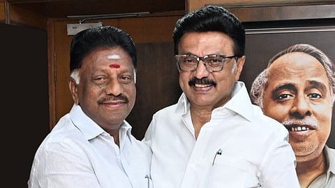 ஸ்டாலின், ஓ. பன்னீர் செல்வம்