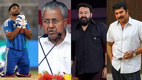 சஞ்சு சாம்சனை பாராட்டிய பினராயி விஜயன், மோகன்லால், மம்மூட்டி