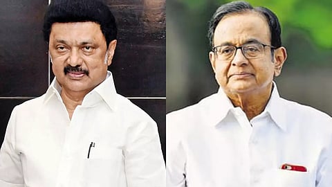 முக ஸ்டாலின் - பா. சிதம்பரம்