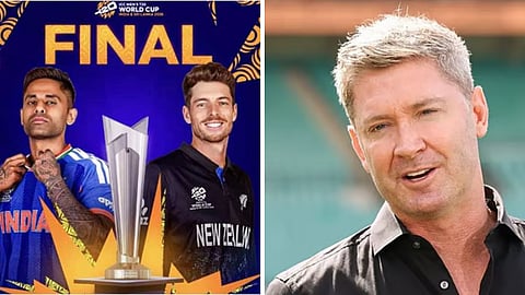 இந்தியா - நியூசிலாந்து பைனலில் ஆட்டநாயகன் யார் என்பதை கணித்த மைக்கேல் கிளார்க்