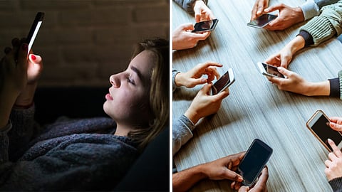 mobile using addiction