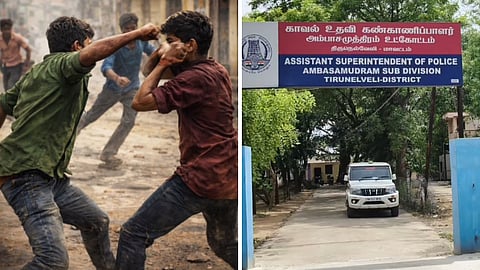 அம்பாசமுத்திரம் - மாணவர்கள் இடையே மோதல்