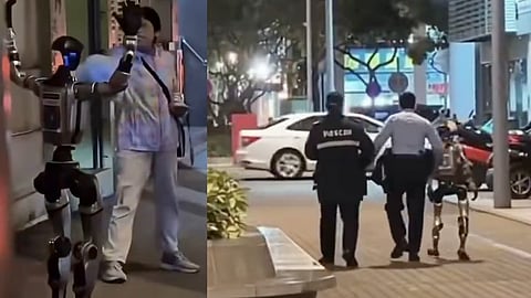 china robot arrested