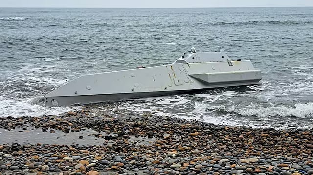 Turkey just destroyed a US made AEgir unmanned surface vessel that washed up