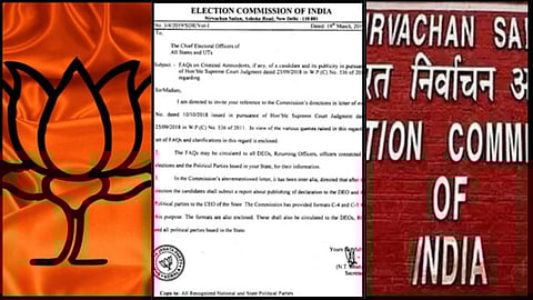 Kerala BJP Seal on ECI Letter Sparks Controversy
