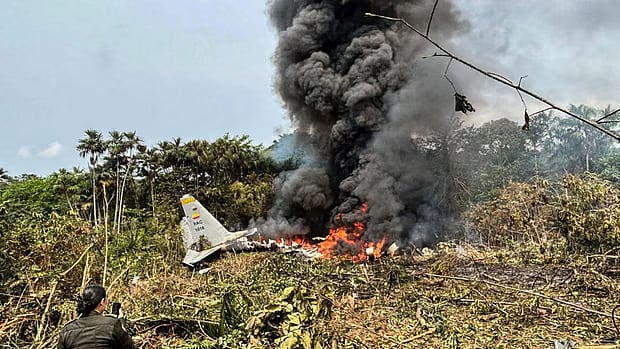 Military plane crash