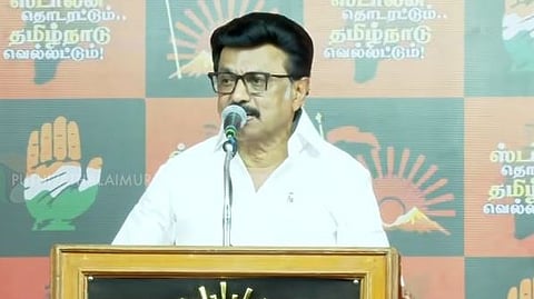 Stalin Slams BJP, Campaigns in Madurai for TN Polls