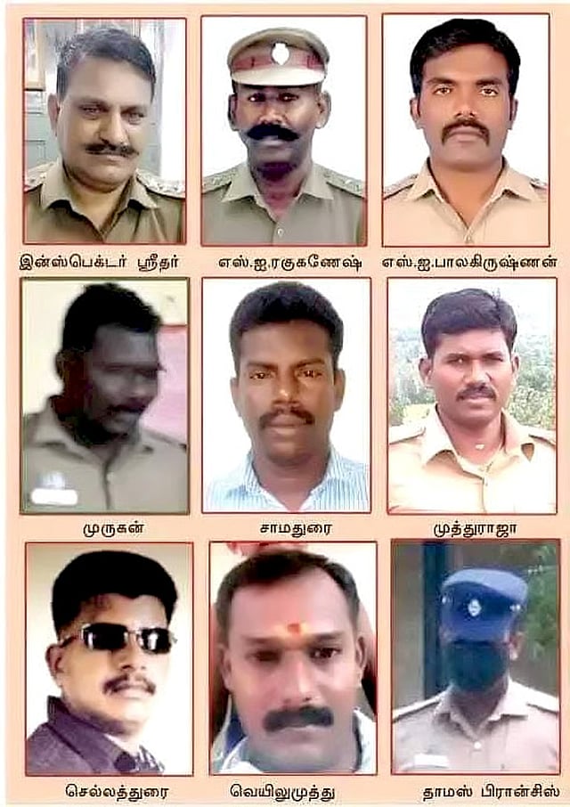 மரண தண்டனை விதிக்கப்பட்ட காவலர்கள்