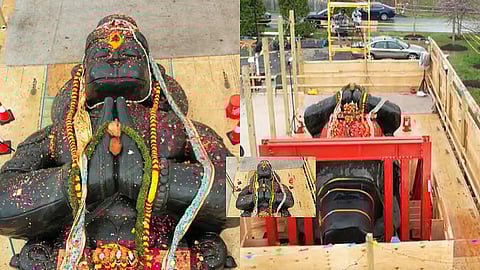 36-foot tall Vishwaroopa Anjaneya statue inaugurated in US Maryland 