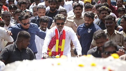 TVK leader Vijay campaign 
