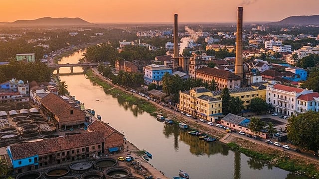 Palar river in Ambur 