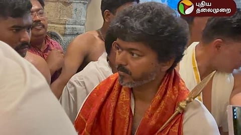 Vijay Offers Satrusamhara Pooja at Tiruchendur, Gains Spotlight