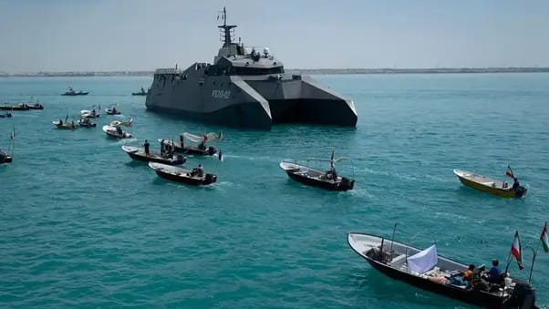 IRGC naval patrol at hormuz 