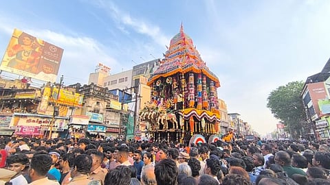 Madurai Meenakshi Amman Temple Chithirai therottam today