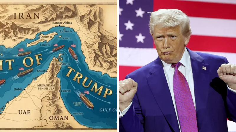 trump changed strait of hormuz name