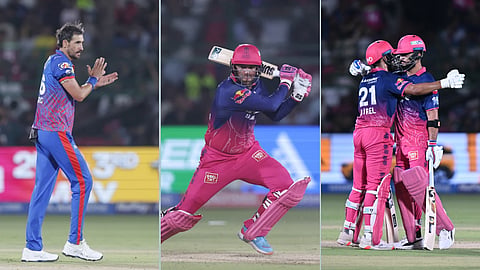 Riyan Parag scored 90 runs against dc