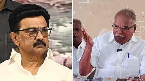 முக ஸ்டாலின் - கே.பாலகிருஷ்ணன் 