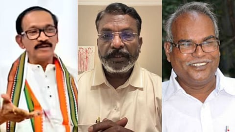 கிரிஷ் சோடங்கர், திருமாவளவன், கே. பாலகிருஷ்ணன்