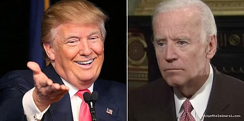 ட்ரம்ப் இன்னும் வளர வேண்டும்: அமெ. துணை அதிபர் கிண்டல்