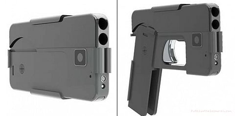 ஆப்பிள் ஐபோன் வடிவில் துப்பாக்கி