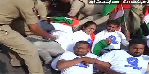 ஆந்திராவில் எதிரொலிக்கும் மெரினா போராட்டம்