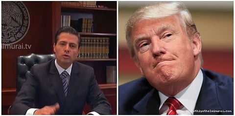 சுவருக்கான செலவை ஏற்க முடியாது: ட்ரம்புக்கு மெக்சிகோ அதிபர் பதிலடி