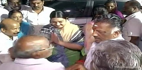 முதலமைச்சர் பன்னீர்செல்வத்திற்கு தீபா ஆதரவு