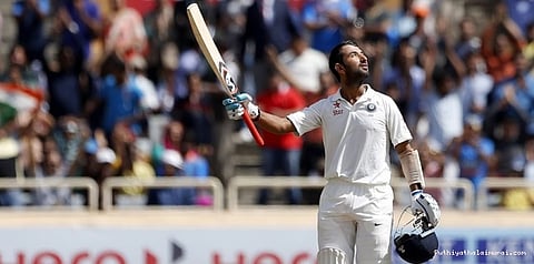 ஆஸ்திரேலிய பந்துவீச்சாளர்களைச் சோதித்த புஜாரா