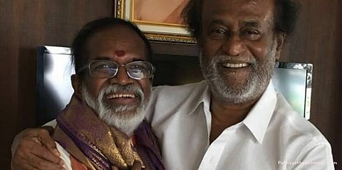 ரஜினியிடம் வாழ்த்துப் பெற்றார் கங்கை அமரன்