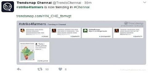 டிவிட்டரில் டிரெண்டாகும் விவசாயிகள் போராட்டம்