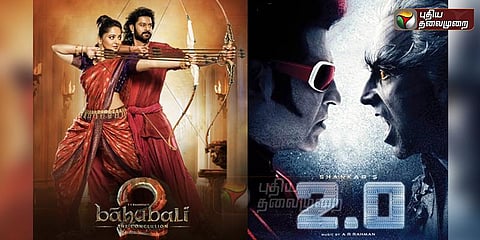 பாகுபலி -2 சாதனையை முறியடிக்க 2.0 மும்முரம்!