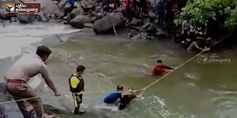 நொடிப்பொழுதில் உயிர் தப்பிய மாணவர்கள் 