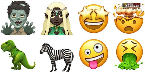 பல சுவாரஸிய எமோஜிகளை வெளியிட்ட ஆப்பிள்