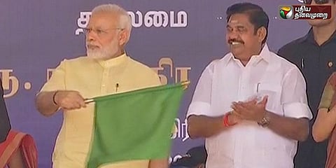ராமேஸ்வரம்- அயோத்தி இடையே புதிய ரயில்: மோடி தொடங்கி வைத்தார்