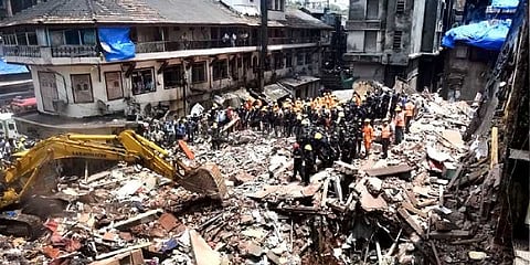 மும்பை கட்டட விபத்து: பலி எண்ணிக்கை 22 ஆக உயர்வு