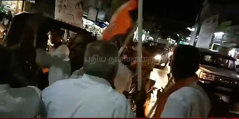 நாம் தமிழர், பாஜகவினரிடையே தள்ளுமுள்ளு