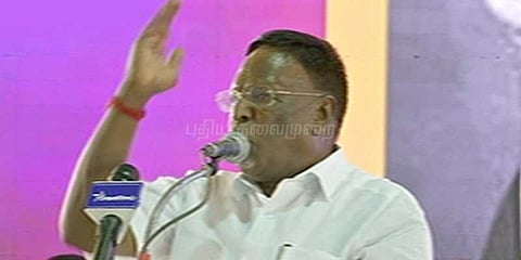 வில்லங்கமான பேர்வழிகள் யார்? நாராயணசாமி விளக்கம்