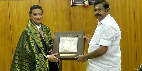 மலேசியாவின் சிலாங்கோர் முதலமைச்சர் தமிழக முதல்வருடன் சந்திப்பு