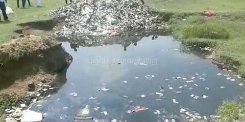 புழல் ஏரியில் டன் கணக்கில் கொட்டப்படும் மருத்துவக் கழிவுகள்