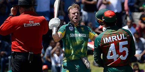 விளாசினார் வில்லியர்ஸ்: தென்னாப்பிரிக்கா அசத்தல் வெற்றி!