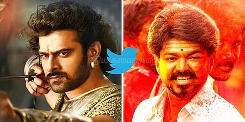 2017-ல் ட்விட்டரில் அதிகம் டிரெண்டான  பாகுபலி 2, மெர்சல்!