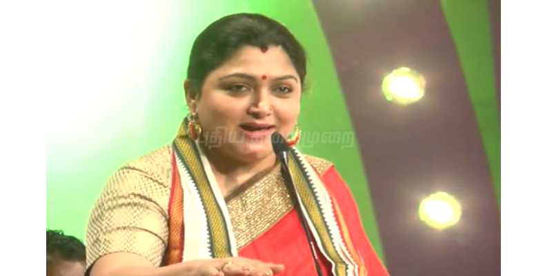 விஷாலுக்கு வாழ்த்து கூறி குழப்பம் ஏற்படுத்துகிறார் குஷ்பு: கராத்தே தியாகராஜன்