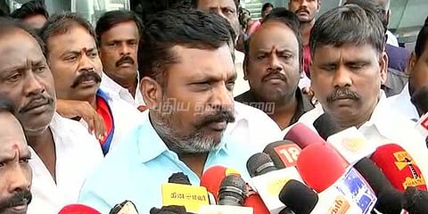 அம்பேத்கர் நினைவு நாளுக்கு ஏன் அரசு விளம்பரம் செய்யவில்லை? திருமாவளவன்