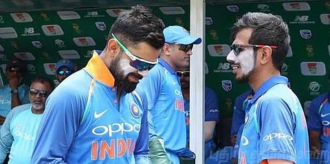 இந்திய அணி பேட்டிங்: சாஹல், கோலிக்கு ஓய்வு