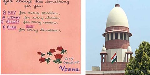 நீதிமன்றத்திற்கு நன்றி கடிதம் எழுதிய 10வயது சிறுவன்