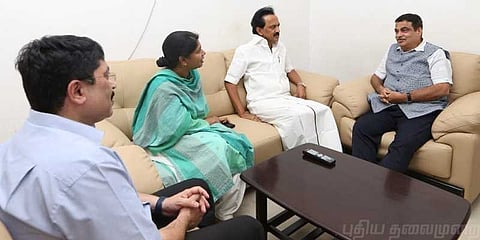 கருணாநிதியின் உடல்நலம் குறித்து நிதின்கட்கரி கேட்டறிந்தார்