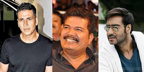 ரஜினிக்கு அக்‌ஷய், கமலுக்கு அஜய்: டைரக்டர் ஷங்கரின் ஆஹா திட்டம்!